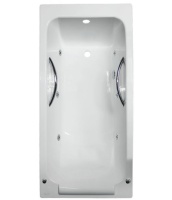 Ванна Jacob Delafon Parallel 150x70 (с ручками) с гидромассажем