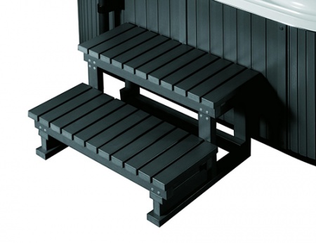 Лестница пластик-дерево для бассейна 4 м (Китай), Hemlock